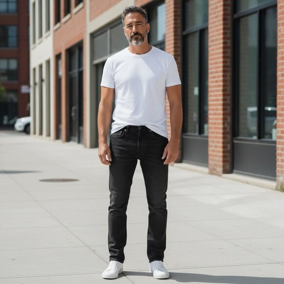 Levi's 501 Button Fly Jeans 32x32 Black #189E - Picture 3 of 13